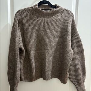 Old Navy Taupe Turtleneck Sweater